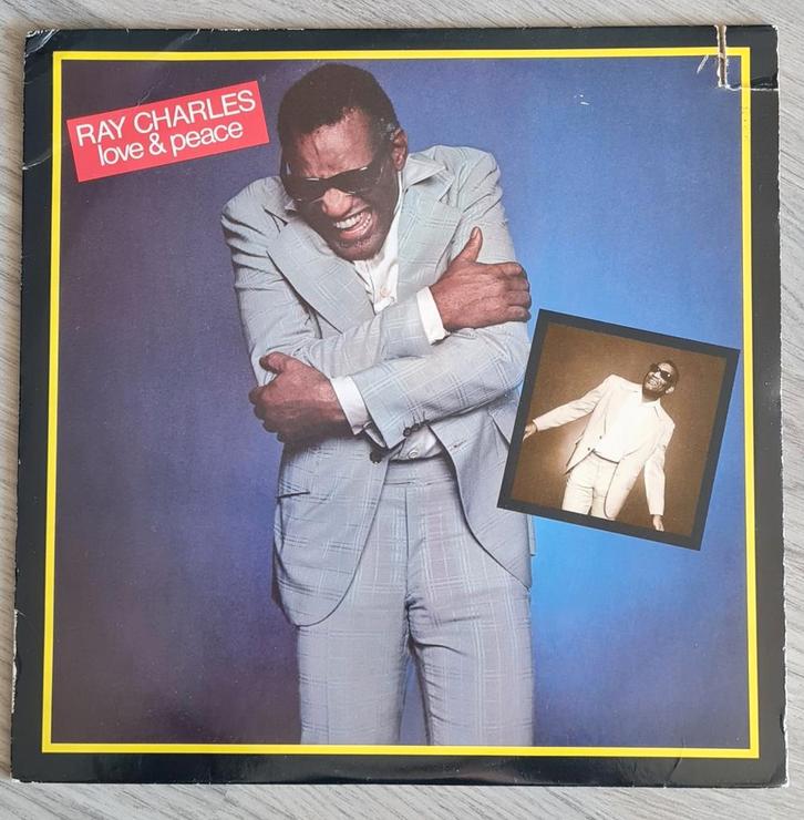 LP Ray Charles - Love & Peace, Cd's en Dvd's, Vinyl | R&B en Soul, Gebruikt, Soul of Nu Soul, 1960 tot 1980, 12 inch, Ophalen of Verzenden