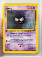1999 POKEMON DUTCH #50 GASTLY First 1ST EDITION kaart psa-9, Hobby en Vrije tijd, Verzamelkaartspellen | Pokémon, Ophalen of Verzenden