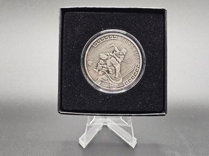 1 oz zilver Theseus and the minotaur 2024 BU, Postzegels en Munten, Edelmetalen en Baren, Zilver, Ophalen of Verzenden
