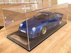 Porsche 911 993 GT1 Alméras blauw 1:18 Kess 150st vitrinebox, Ophalen of Verzenden, Nieuw, Auto, Overige merken