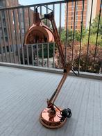 Mooie rose-gold bureaulamp, WoonExpress, Huis en Inrichting, Ophalen, Gebruikt, Metaal, Minder dan 50 cm