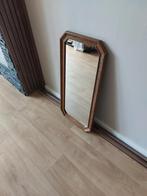 Spiegel in houten lijst, Ophalen, Minder dan 50 cm, Gebruikt, Minder dan 100 cm