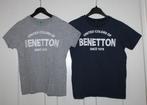 2 T-shirts van Benetton maat S 120 cm, Kinderen en Baby's, Kinderkleding | Maat 122, Gebruikt, Ophalen of Verzenden, Shirt of Longsleeve