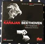 Beethoven Symfonieën - Karajan - 5 CD Boxset, Cd's en Dvd's, Cd's | Klassiek, Met libretto, Ophalen of Verzenden, Zo goed als nieuw
