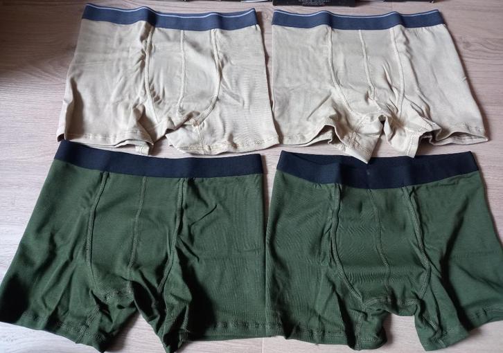 Nieuw! Onderbroeken boxers groen en beige maat XL, Kleding | Heren, Ondergoed, Boxer, Beige, Ophalen of Verzenden