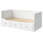 Ikea Hemnes Bedbank, Huis en Inrichting, Slaapkamer | Bedden, Ophalen, Gebruikt, Wit, Tweepersoons