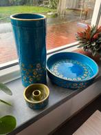 Set handgemaakt keramiek Aldo Londi Bitossi italy, Antiek en Kunst, Antiek | Keramiek en Aardewerk, Ophalen of Verzenden