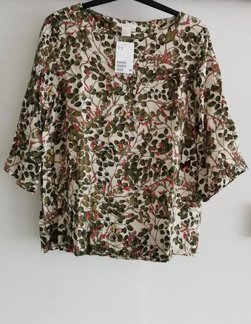 H&M blouse met print mt. S  beschikbaar voor biedingen