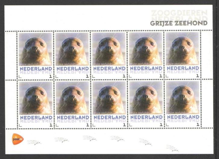 Postzegels Zoogdieren in Nederland: Grijze zeehond, Postzegels en Munten, Postzegels | Nederland, Postfris, Na 1940, Ophalen of Verzenden