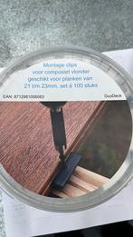 Nieuwe compositie clips, Doe-het-zelf en Verbouw, Hout en Planken, Minder dan 25 mm, Ophalen of Verzenden, Zo goed als nieuw, Plank