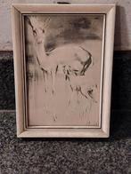 Hert met jong van h vermegeren, Antiek en Kunst, Ophalen of Verzenden