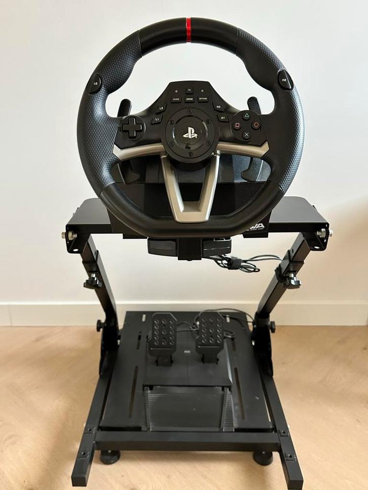 PS4 Racing Wheel + Stuur Standaard - Zo Goed Als Nieuw!, Spelcomputers en Games, Spelcomputers | Sony PlayStation 4, Zo goed als nieuw