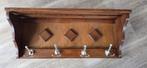 Brocante Houten Kapstok met Hoedenplank, Huis en Inrichting, Woonaccessoires | Kapstokken, Gebruikt, Minder dan 100 cm, Hout, Ophalen