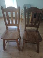 eetkamer stoelen, Huis en Inrichting, Stoelen, Ophalen, Gebruikt, Twee, Bruin