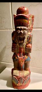 Oud houten Balinees priester beeld Bali Balinese Indonesië, Antiek en Kunst, Verzenden