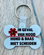 DogTag Metaal In geval van nood (5x4 cm), Ophalen of Verzenden, Nieuw