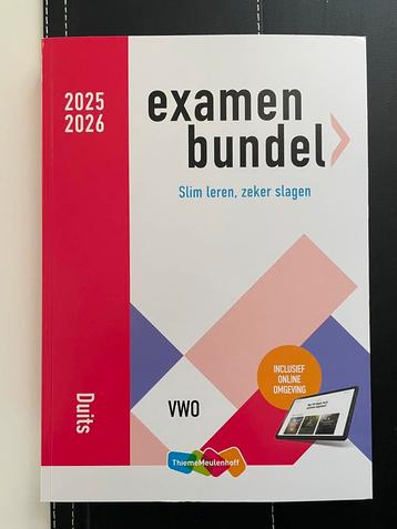 Vwo Duits Examenbundel 2025-2026 beschikbaar voor biedingen