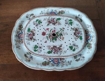 Grote Engelse schaal met treef, Brownfield & Sons beschikbaar voor biedingen