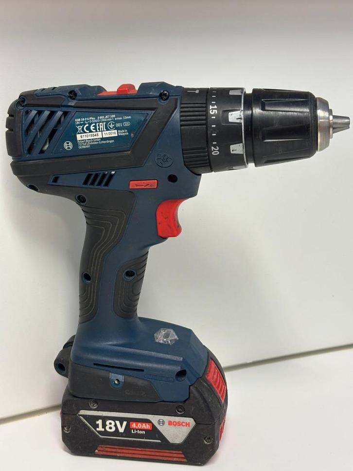 Bosch Professional Accu Klopboormachine, Doe-het-zelf en Verbouw, Gereedschap | Boormachines, Zo goed als nieuw, Kolomboormachine