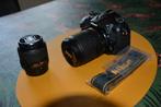 Nikon D7100 met 18-55mm en 18-105mm objectieven, Spiegelreflex, Ophalen of Verzenden, Zo goed als nieuw, 4 t/m 7 keer