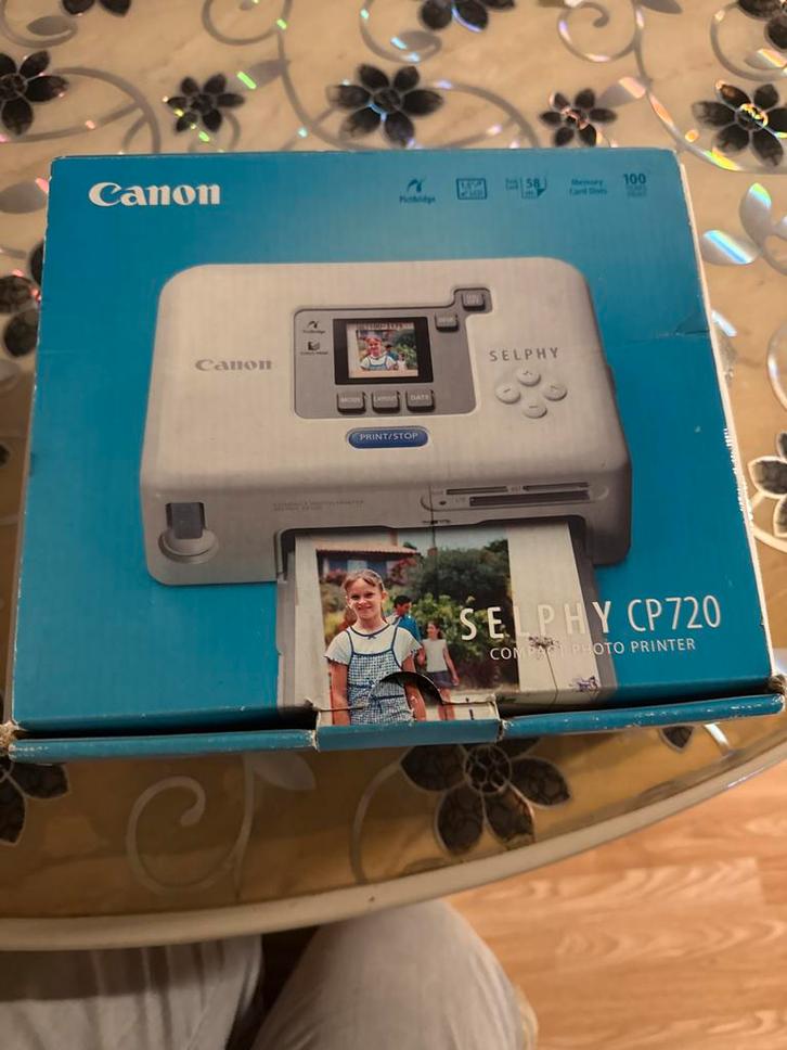 Canon Selphy CP720 Compact Fotoprinter, Computers en Software, Printers, Gebruikt, Fotoprinter, Thermo-printer, Kleur printen