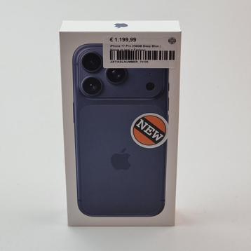 iPhone 17 Pro 256GB Deep Blue | Nieuw in seal + Factuur beschikbaar voor biedingen