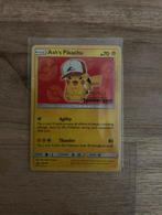 ash’s pikachu SM109, Ophalen of Verzenden, Gebruikt, Losse kaart, Foil
