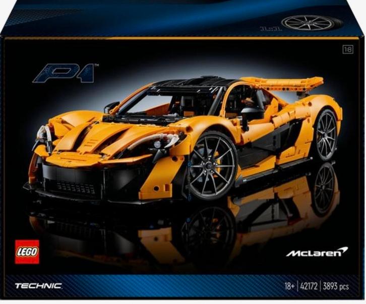 LEGO Technic McLaren P1 42172 - Nieuw in doos!, Kinderen en Baby's, Speelgoed | Duplo en Lego, Nieuw, Lego, Complete set, Ophalen of Verzenden