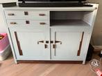 Kast, commode, amsterdamse stijl, met spiegel., Huis en Inrichting, Ophalen, Gebruikt, 100 tot 150 cm, 25 tot 50 cm
