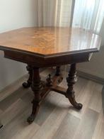 Antieke Zeshoekige Theetafel met Inlegwerk, Ophalen