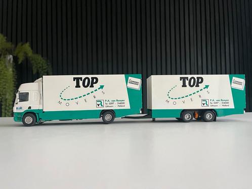 Tekno Daf CF verhuis-combi Top Movers, Hobby en Vrije tijd, Modelauto's | 1:50, Zo goed als nieuw, Bus of Vrachtwagen, Tekno, Ophalen of Verzenden