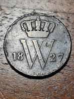 1C B 1827 - Koning Willem I - Zeldzame Munt, Postzegels en Munten, Munten | Nederland, Ophalen of Verzenden, Koning Willem I, Overige waardes