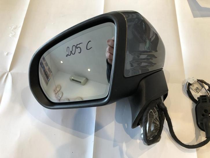 Linkse Spiegel W205 C Klasse Coupe Cabrio Elek Inklapbaar, Auto-onderdelen, Spiegels, Mercedes-Benz, Gebruikt, Ophalen of Verzenden