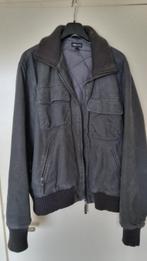 Blauw-grijze heren winterjas XL, Blauw, Maat 56/58 (XL), Ophalen of Verzenden, Zo goed als nieuw
