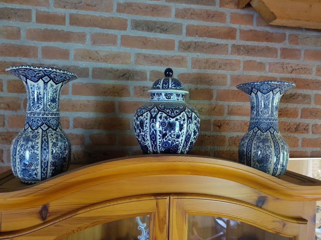3 Delfts blauwe vazen Royal Sphinx, Ophalen