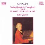CD Mozart : string quartets KV 155,157,387 volume 2 Eder Qua, Ophalen of Verzenden, Classicisme, Zo goed als nieuw, Kamermuziek