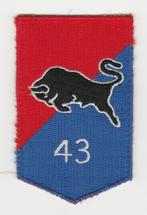 Embleem 43e Gemechaniseerde Brigade (kleur, DT2000), Verzenden, Landmacht, Nederland, Embleem of Badge