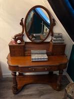 Antieke Kaptafel + Passpiegel - Prachtexemplaar!, Huis en Inrichting, Tafels | Kaptafels, Ophalen, Gebruikt, 100 tot 150 cm, 50 tot 100 cm