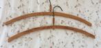 2 Brocante houten kledinghangers, Antiek en Kunst, Ophalen of Verzenden