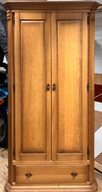 Blank eiken servieskast, Huis en Inrichting, Kasten | Overige, Ophalen, Zo goed als nieuw