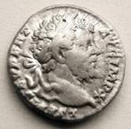 Zilveren Romeinse munt Septimius Severus, Ophalen of Verzenden, Italië, Losse munt, Zilver