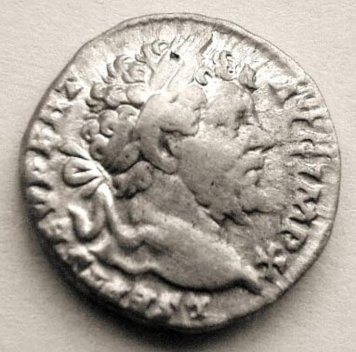 Zilveren Romeinse munt Septimius Severus, Postzegels en Munten, Munten | Europa | Niet-Euromunten, Losse munt, Italië, Zilver
