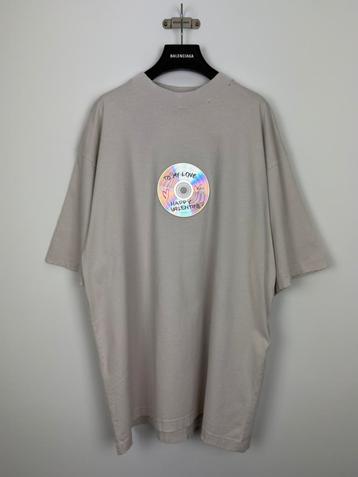 Balenciaga To My Love Valentine’s T-Shirt Off White Maat L beschikbaar voor biedingen