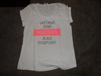 Wit T-shirt met opdruk (HEMA, maat M), Maat 38/40 (M), Wit, Ophalen of Verzenden, Korte mouw