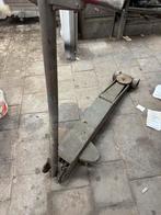 Oude industriële garagekrik – van staal, zwaar uitgevoerd, Ophalen, Gebruikt, Hydraulisch, Garagekrik