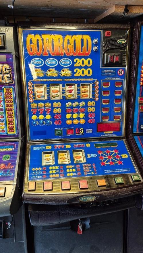 GO FOR GOLD Gokkast 1000 Punter Halversie, Verzamelen, Automaten | Gokkasten en Fruitautomaten, Gebruikt, Euro, Met sleutels, Ophalen of Verzenden