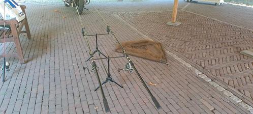 Karper hengel set, Watersport en Boten, Hengelsport | Karpervissen, Zo goed als nieuw, Complete set, Ophalen
