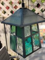 Karakteristieke Glas in lood hanglamp 25 cm hoog + 20x20 cm, Ophalen