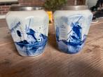 Delfts Blauwe Lepelvaasjes - Set van 2, Ophalen of Verzenden