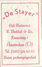De Stayer Kramatweg Amsterdam Oost - R Boekholt, Ophalen of Verzenden